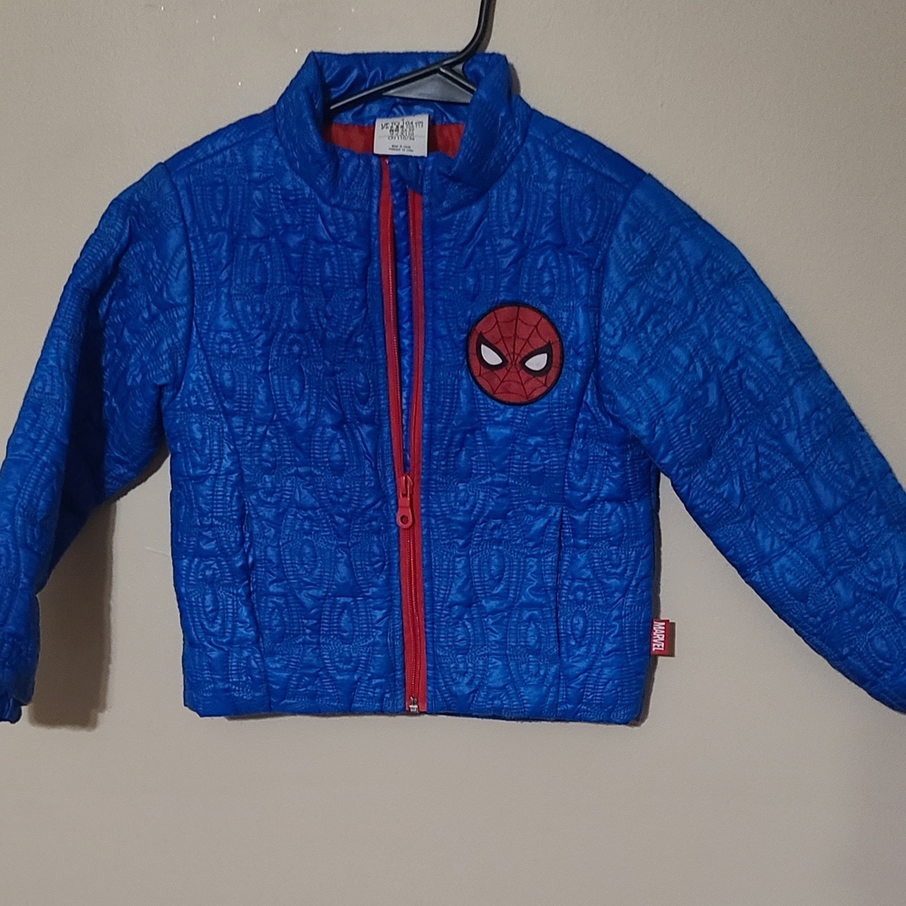 Disney Marvel Red and Blue Kids Jacket Size 4